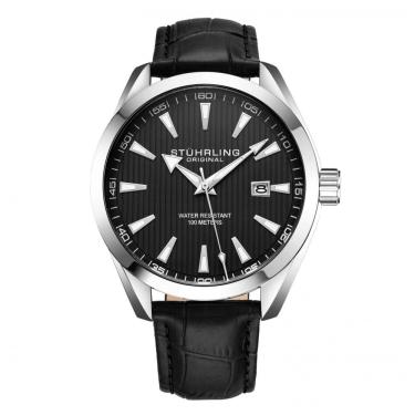Imagem de Relógio Masculino Stuhrling Forte 3953 Quartzo 42mm, Preto