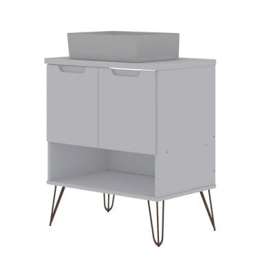 Imagem de Gabinete Banheiro Com Cuba Jade 053 - Rosafor