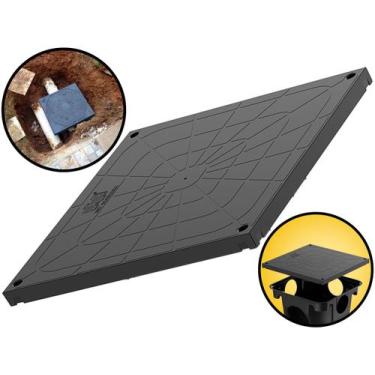 Imagem de Tampa Para Caixa Coletora De Gordura Esgoto Inspeção Encanamento Refor