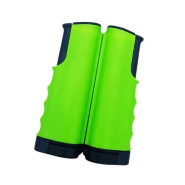 Imagem de Colaxi Rede de pingpong retrátil, rede de pingpong com grampo, equipamento de exercício de estilo de coluna, fácil configuração de tênis de tênis com grampo, Verde