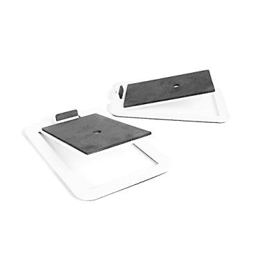 Imagem de (White) - Kanto S4 Desktop Speaker Stands for Midsize Speakers, White