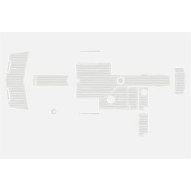 Imagem de ATDEK Tapete marinho de teca sintética EVA piso de espuma 2006-2011 mastercraft X2 Cockpit plataforma de natação arco 1/10.2 cm 6 mm barco de surfe crapet seadek tapete antiderrapante piso marinho