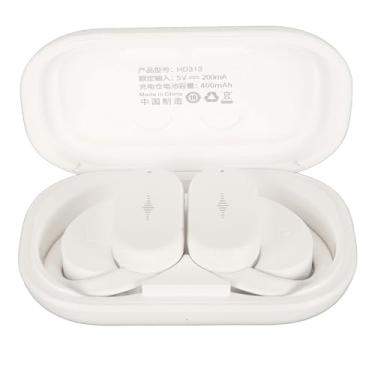 Imagem de Fones de ouvido para tradutor, redução de ruído 4 modos 5.3 Dispositivo tradutor de idiomas para viagem de negócios para música (branco)