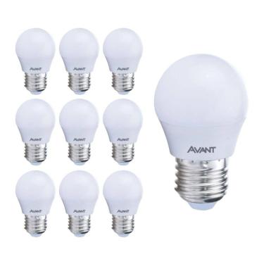 Imagem de Lâmpada Led Bolinha Avant 4W 4000K Bivolt 10 Unidades