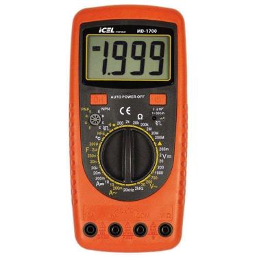 Imagem de Multímetro Digital Icel Md-1700