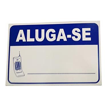Imagem de Placa Pvc Aluga-Se Auto-Adesiva Jaime