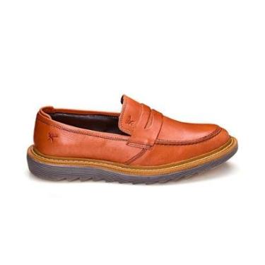 Imagem de Sapato Social Mocassim Masculino Tratorado Loafer Havana-Masculino