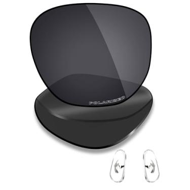 Imagem de Mryok + Lentes de reposição polarizadas e peças de nariz para Ray-Ban New Clubmaster RB4416 53 mm - Stealth Black