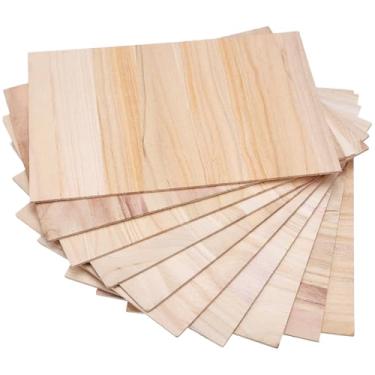 Imagem de LIOOBO Tábua de quebrar madeira com 10 peças de madeira quebrável Taekwondo placa de artes marciais karatê para crianças e adultos equipamento de boxe 0,3 cm