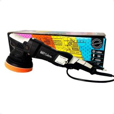 Imagem de Politriz Roto Orbital 15mm SGT 110V Preta 5500rpm Disco 6" - Sigma Too