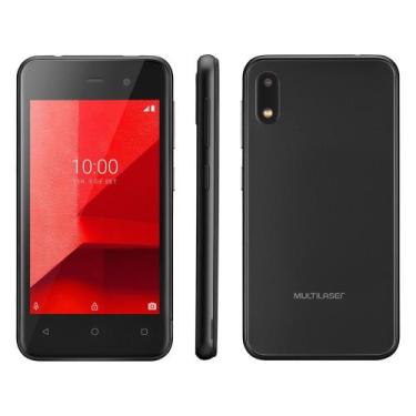 Imagem de Smartphone Multilaser E Lite P9126 32GB Preto 3G - Quad-Core 512MB 4 C