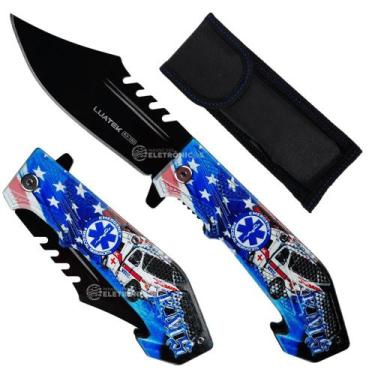 Imagem de Canivete Compacto, Leve e Eficiente com Lâmina de Aço e Abertura Semia