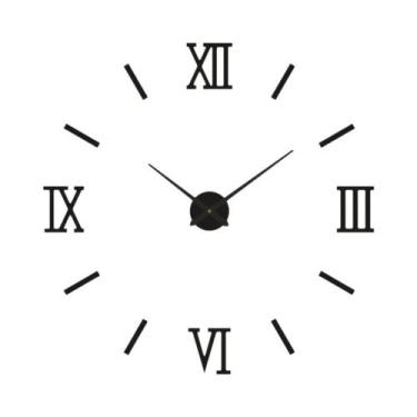 Imagem de Relógio de Parede Moderno 3D DIY - Quartzo, Acrílico e Espelho - Decor