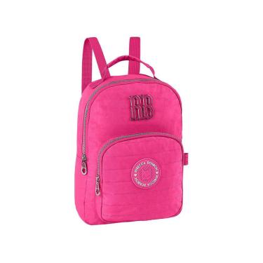 Imagem de Mini Mochila Crinkle Escolar Rebecca Bonbon Juvenil Rosa