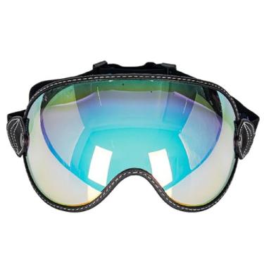 Imagem de Motocicleta Goggles Lentes PC e ABS Quadro Windproof Ciclismo Capacete Goggles de Ventilação Ativa para Equitação Ciclo de Escalada (ORANGE)