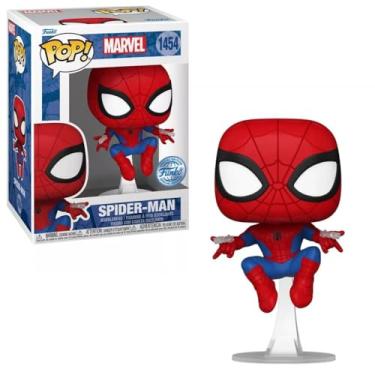 Imagem de Funko Pop Comic Cover Boneco de vinil do Homem-Aranha da Marvel