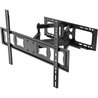 Imagem de CUTPOIY Suporte de parede para TV, suporte de parede para TV, suporte de TV com braços articulados, nivelamento de inclinação giratória para a maioria das telas de 43 a 65 polegadas para TVs de 26 a