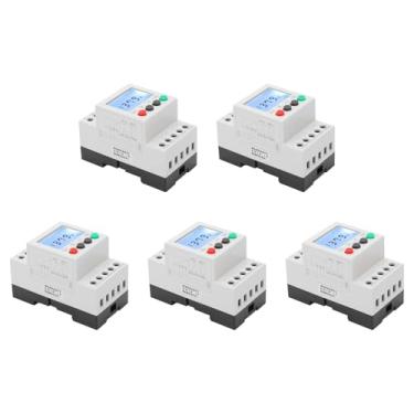 Imagem de Protetor de Sequência de Fase de Tensão 5PCS, Monitoramento Em Tempo Real, Reinicialização Manual Automática, 208-480VAC 50/60Hz, para Máquina-ferramenta, Elevador, Bomba de água