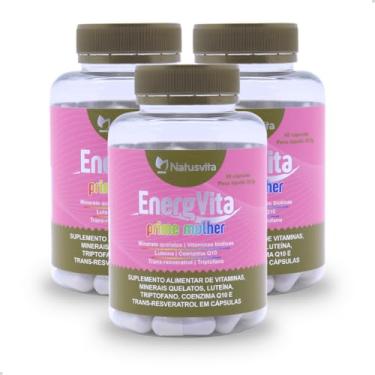 Imagem de EnergVita Mulher (Multivitamínico com Coenzima Q10, Triptofano, Luteína e Resveratrol) (3 und. 180 cápsulas)