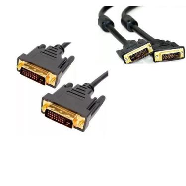 Imagem de Cabo DVI-D x DVI-D Macho  DVI x DVI  Profissional Banhado Ouro - 2 Met