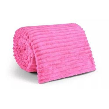 Imagem de Manta Casal Micro Fibra Canelada Antialérgico Cobertor Casal Micro Fib