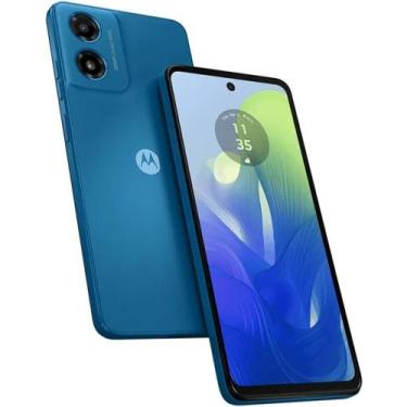 Imagem de Smartphone Motorola Moto G04s 256GB 4GB RAM Tela 6.56 Dual Chip Azul