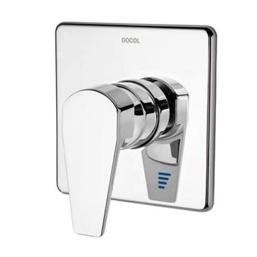 Imagem de Acabamento Monocomando Para Chuveiro e Ducha Higiênica Alta Pressão 1/2" Lift Cromado Docol