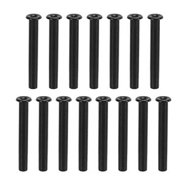 Imagem de Raquete De Tênis Tubo De Proteção De Fio Durable Nylon String Proteção Tubes Racquet Ilhós Ferramentas de reposição para raquete de tênis Stringing Black 15 pcs/Set (3,2 * 25mm)