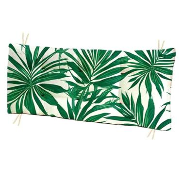 Imagem de Almofada Futon 110 cm x 35 cm para cadeira e banco estampada - Futon grande Moderna Apenas capa, sem enchimento(Tropical 03,1 metro x 40cm)