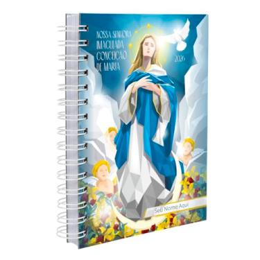 Imagem de Agenda 2026 Personalizada Fé Nossa Senhora Imaculada Conceição