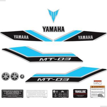 Imagem de Adesivos Para Moto Yamaha MT-03 2025 + Emblemas Resinados - SPORTINOX,