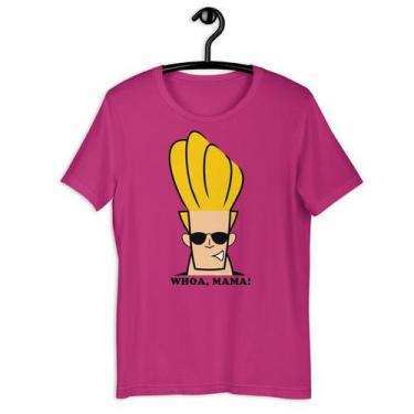 Imagem de Camiseta Masculina - Johnny Bravo - Amazing, GG, Rosa