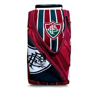 Imagem de Porta Chuteira Fluminense estilo, identidade, compacta, resistente e ideal para transporte de chuteiras