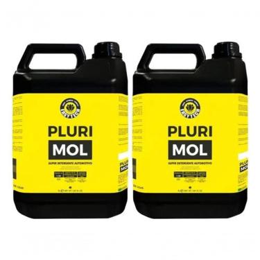 Imagem de Kit 02 Pluri Mol 5l Detergente Auto Easytech Limpeza Pesada