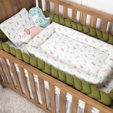 Imagem de Berço Portátil Ninho para Berço Americano Dinossauros