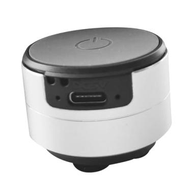 Imagem de Generic Alto-falante portátil estéreo com som grave em liga de alumínio BT para músicos domésticos ao ar livre, Prata