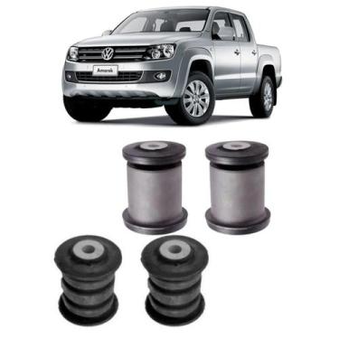 Imagem de Kit 4 Buchas Feixe De Molas Traseira Dianteira Amarok 10/... - Solupe 