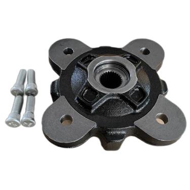 Imagem de YUNFANG Cubo de roda do eixo dianteiro 5137387-067 com substituição de parafusos para Polaris Ranger XP 900 1000 HST Diesel Brutus UTVs 2013-2019 e 15-16 570-FullSize