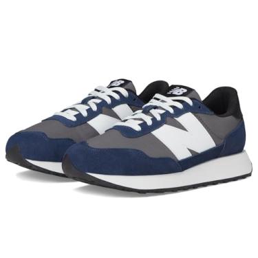 Imagem de New Balance Tênis masculino 237 V1, Castlerock/branco, 4