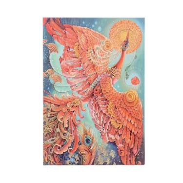 Imagem de Paperblanks Firebird Birds of Happiness Hardcover Journals MIDI Lined Elastic Band 144 Pg 120 GSM: Firebird Birds of Happiness MIDI Lined Hardcover J
