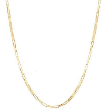 Imagem de Corrente Cordão Cadeado 11.7gr 70cm Ouro 18k Maciça - DR Joias