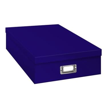 Imagem de Pioneer Photo Albums OB-12S Pioneer Jumbo Caixa de armazenamento de scrapbook, azul