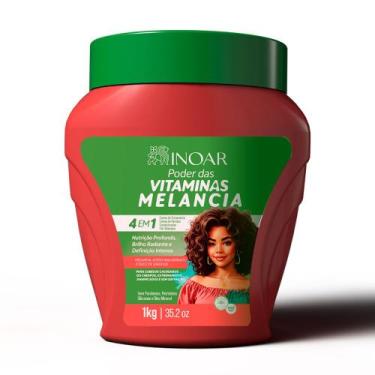 Imagem de Creme de Tratamento Inoar Poder das Vitaminas Melancia 4 em 1 1Kg