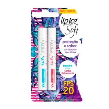 Imagem de  Kit 2 Hidratante Labial Nivea Care 4,8g