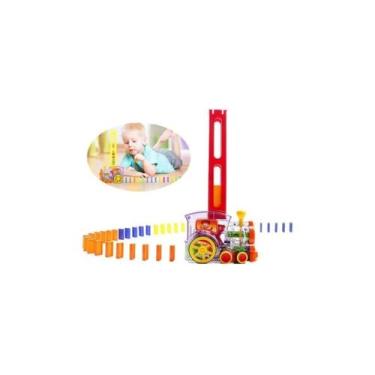 Imagem de Carro eletrônico Toy Domino Train Token para crianças - Lightbek Offic