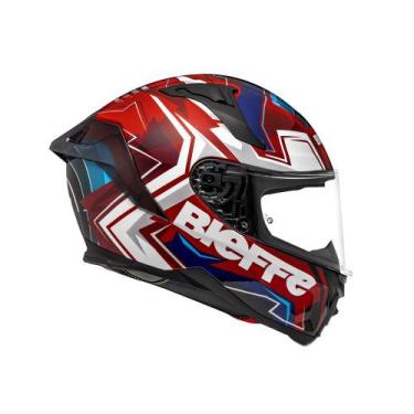Imagem de Capacete Bieffe B-Fast Climax, Vermelho Mentalizado com Branco, 60