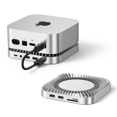 Imagem de Estação de acoplamento RayCue Mac mini M4 8 TB NVMe SSD Hub