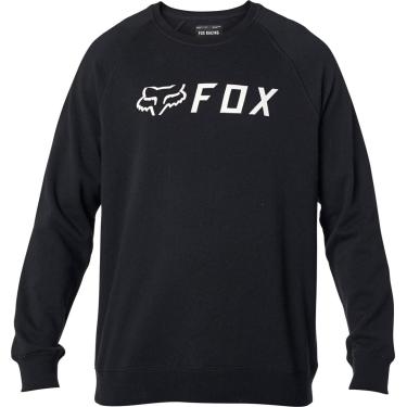 Imagem de Moletom Fox Apex Crew Preto/Branco 3G/2XL