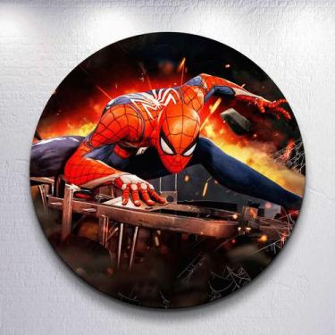 Imagem de Painel Sublimado Capas Heroi Cute Menino Aranha Decoração Festa Estamp