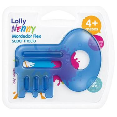 Imagem de Mordedor Flex Lolly Nenny Chave Soft Azul